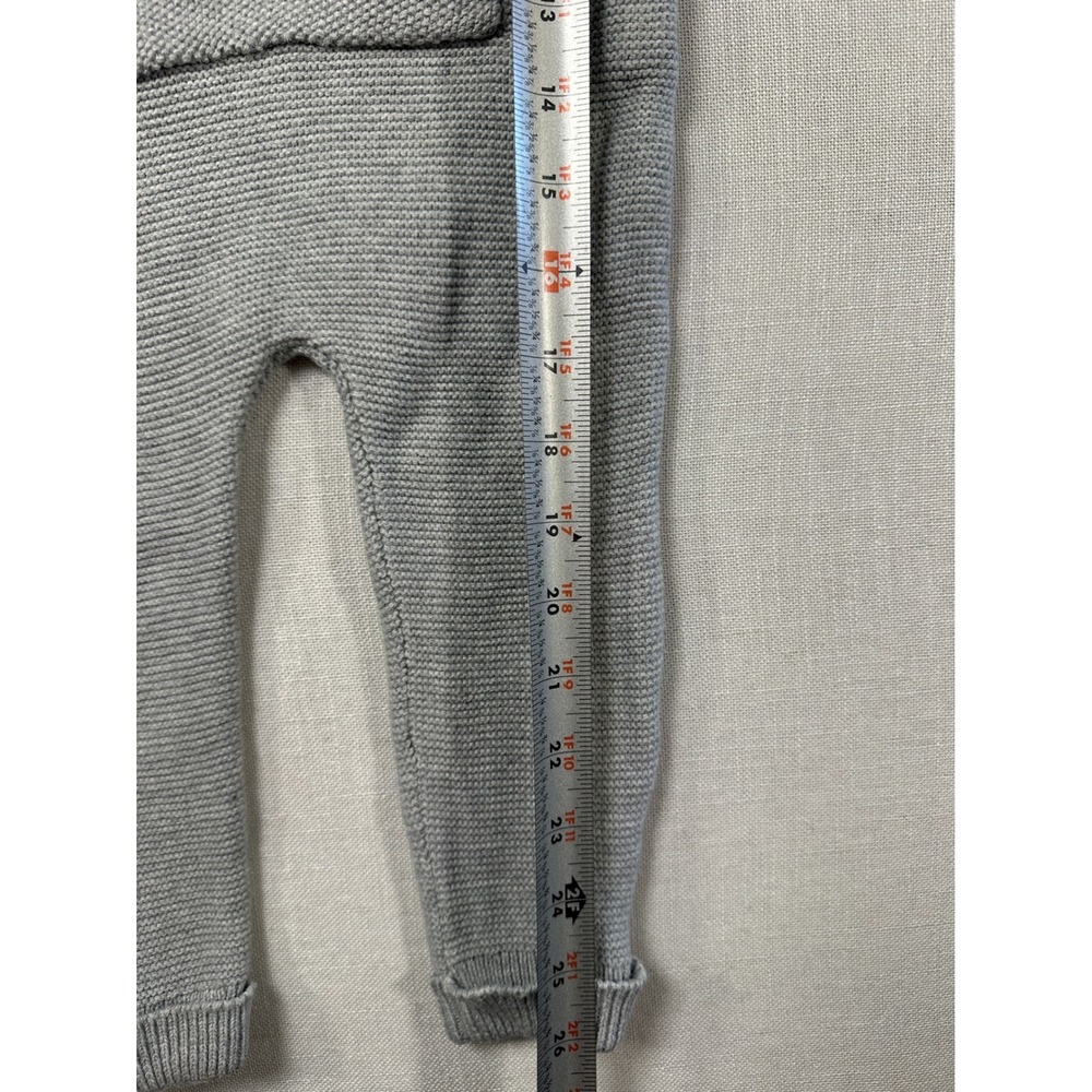 Little Planet by Carter's Organic Cotton Knit Overalls Heather Gray 18M 1T - Picture 8 of 8